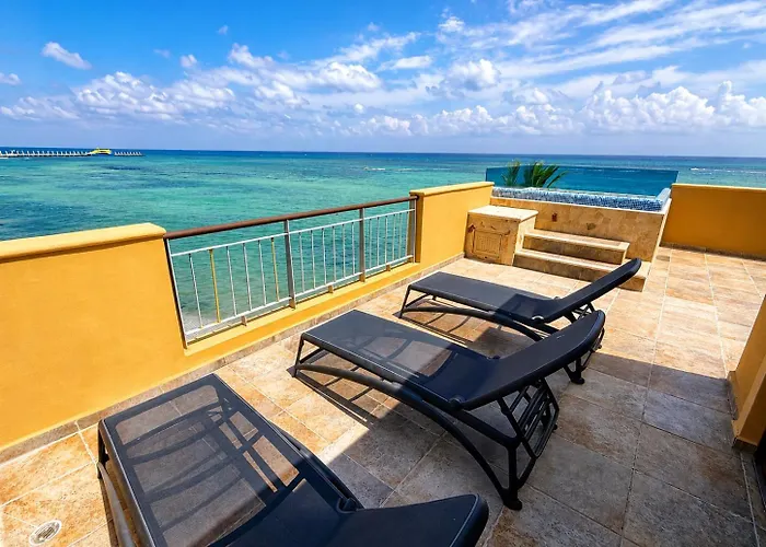 Apartament Luxury Oceanfront 3br With Private Plunge Pool At El Faro Playa del Carmen